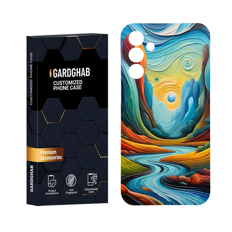 کاور گارد قاب مدل هنری مناسب برای گوشی موبایل سامسونگ Galaxy F15 5G / M15 5G