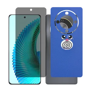 Glass together model privacy screen protector suitable for Honor X9b mobile phone with back cover sticker