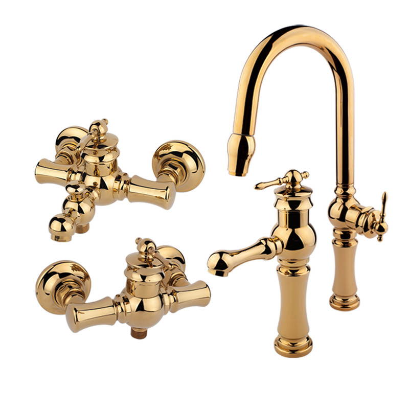 ست شیرآلات سانیا مدل اهرمی مینا مجموعه 4 عددی