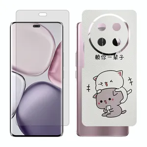 Glass Together model transparent screen protector suitable for Honor X9c mobile phone with back cover sticker