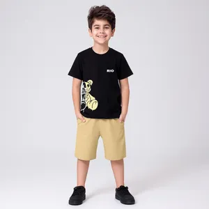 ست تی شرت و شلوارک پسرانه مادر مدل Rio