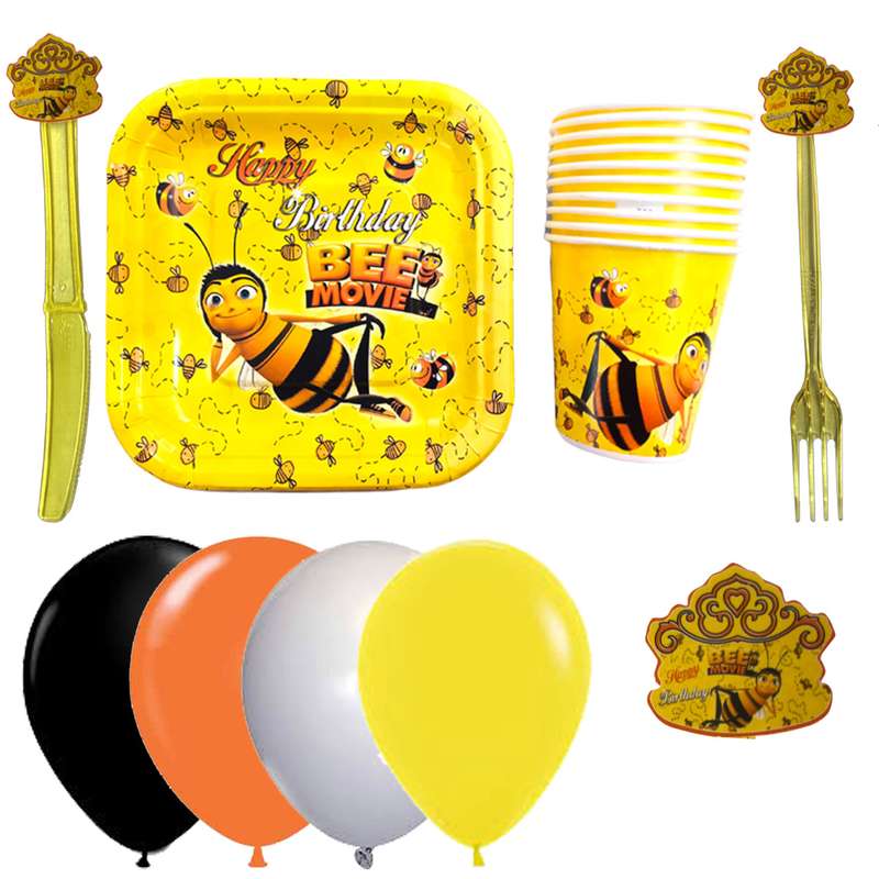 مجموعه 70 عددی تم تولد مسترتم طرح زنبور