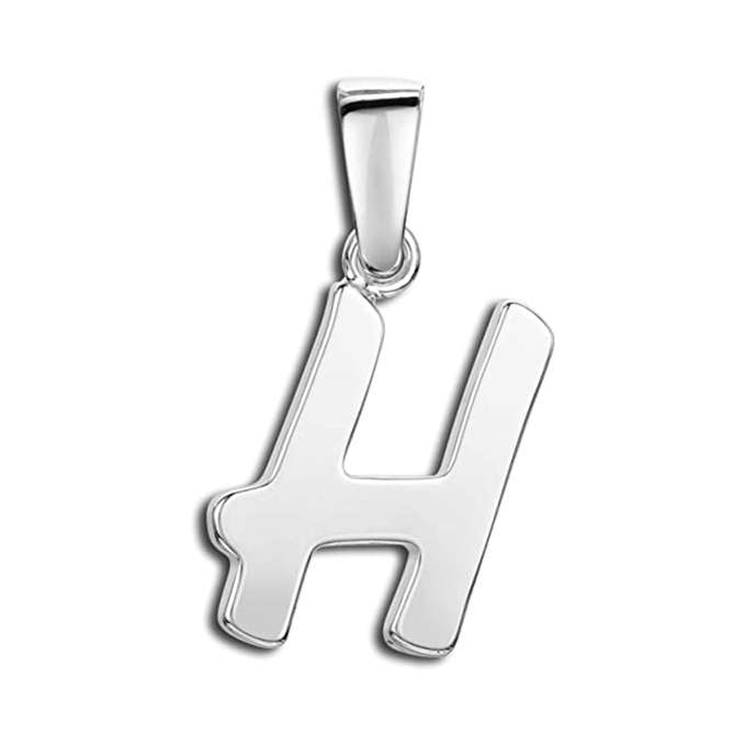 آویز گردنبند نقره مدل حرف H آویز گردنبند نقره مدل حرف H