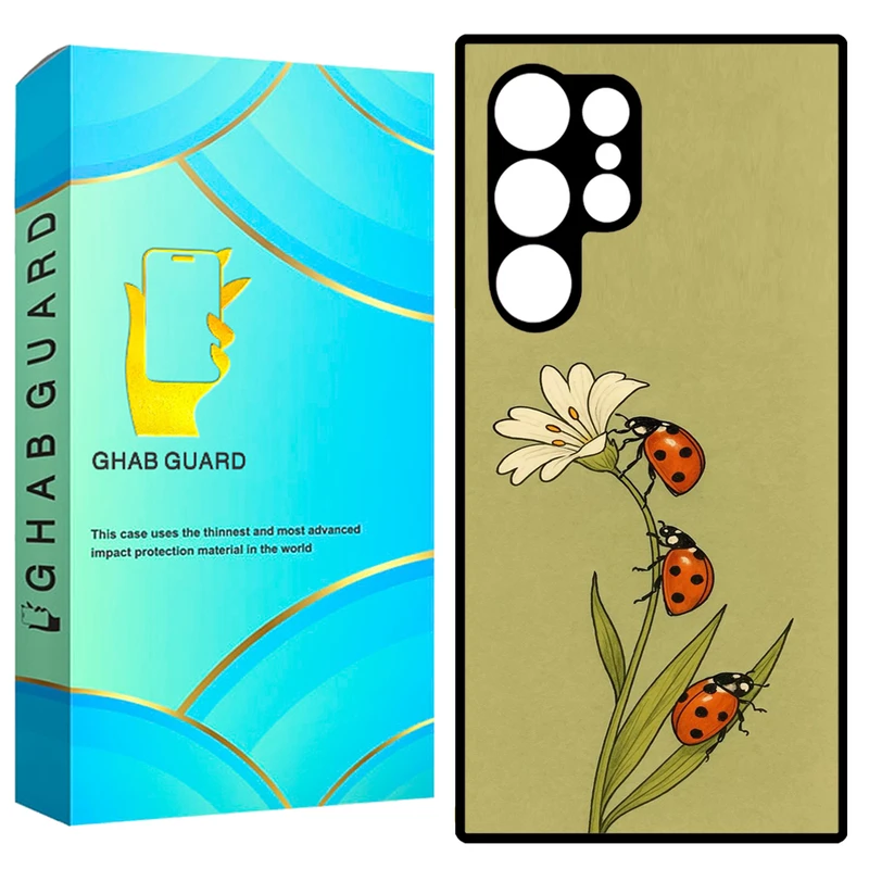 کاور قاب گارد طرح کفشدوزک مدل GCHPS23U مناسب برای گوشی موبایل سامسونگ Galaxy S23 Ultra 5G  