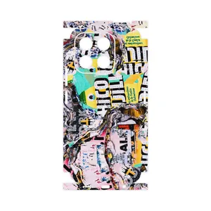 MAHOOT Collage of Teared Paper-FullSkin Cover Sticker for Honor X6c