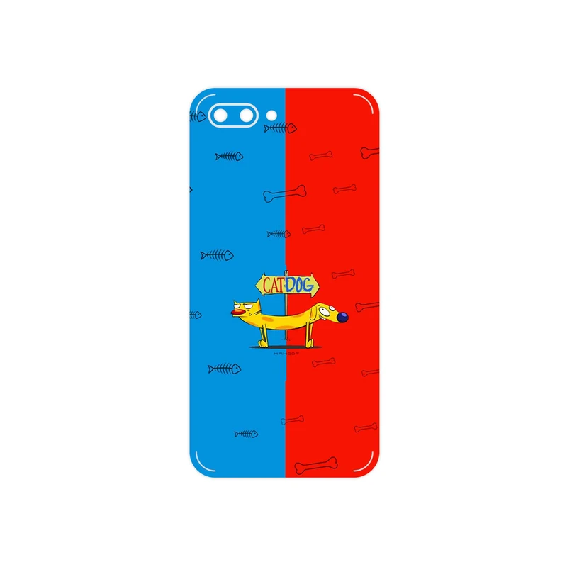 برچسب پوششی ماهوت مدل CatDog مناسب برای گوشی موبایل آنر 10