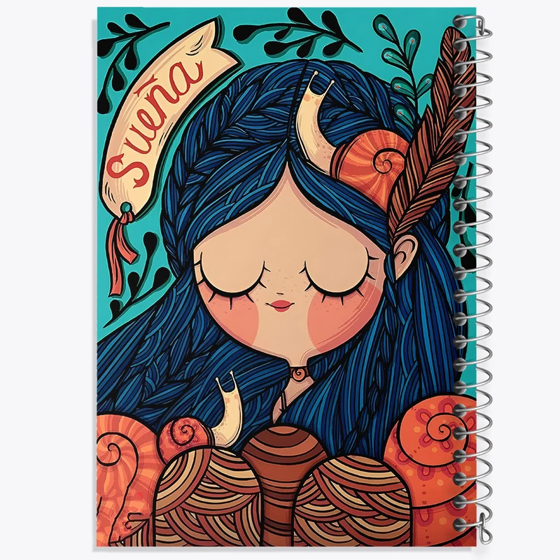 دفتر نقاشی 50 برگ خندالو طرح دخترانه کد N3298