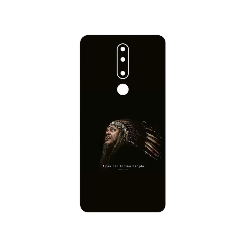 برچسب پوششی ماهوت مدل Portrait of an Indian Man مناسب برای گوشی موبایل نوکیا 3.1 Plus