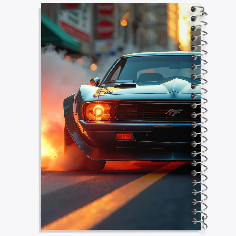 دفتر مشق 50 برگ خندالو طرح ماشین اسپرت کد F5207