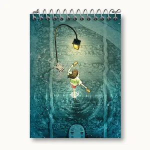 دفتر یادداشت 50 برگ خندالو مدل چیهیرو انیمه شهر اشباح Spirited Away کد 12095