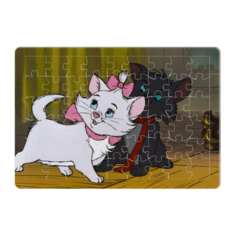 پازل 54 تکه هومرو مدل PL524 طرح انیمیشن گربه‌های اشرافی