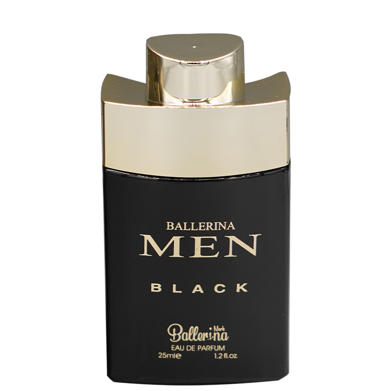 عطر جیبی مردانه بالرینا مدل&nbsp;MEN BLACK با رایحه گرم&nbsp;حجم 25 میلی‌لیتر