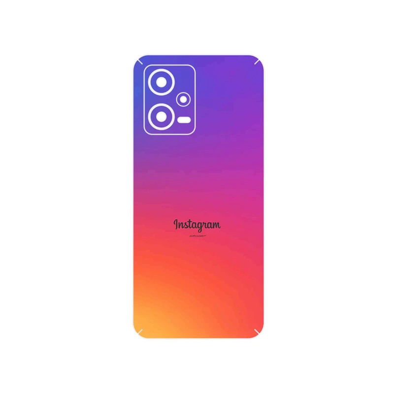 برچسب پوششی ماهوت مدل Instagram مناسب برای گوشی موبایل شیائومی Redmi Note 12 5G