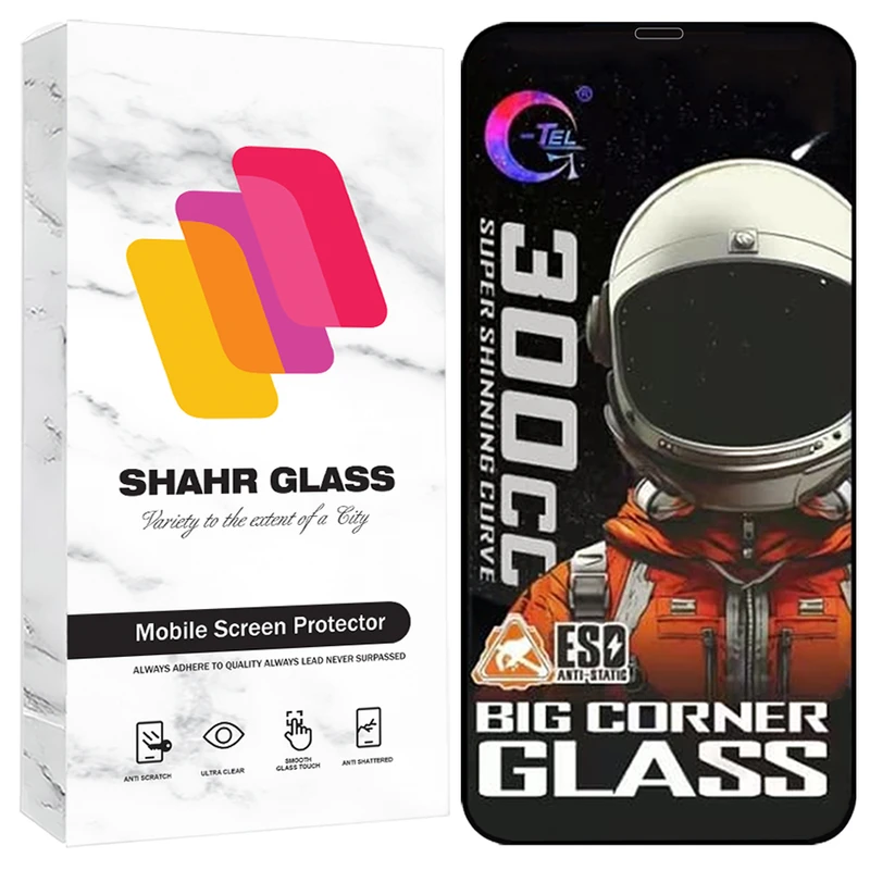 محافظ صفحه نمایش شهر گلس مدل BIGCS مناسب برای گوشی موبایل اپل iPhone 12 / iPhone 12 Pro
