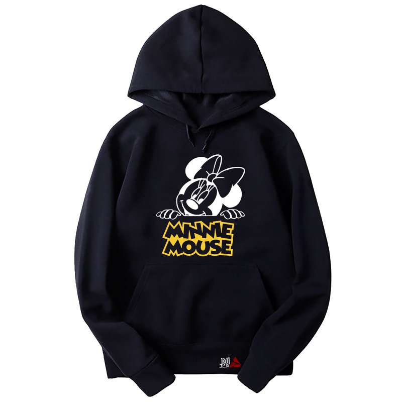 هودی دخترانه مدل  مینی موس کد T21 رنگ سرمه ای