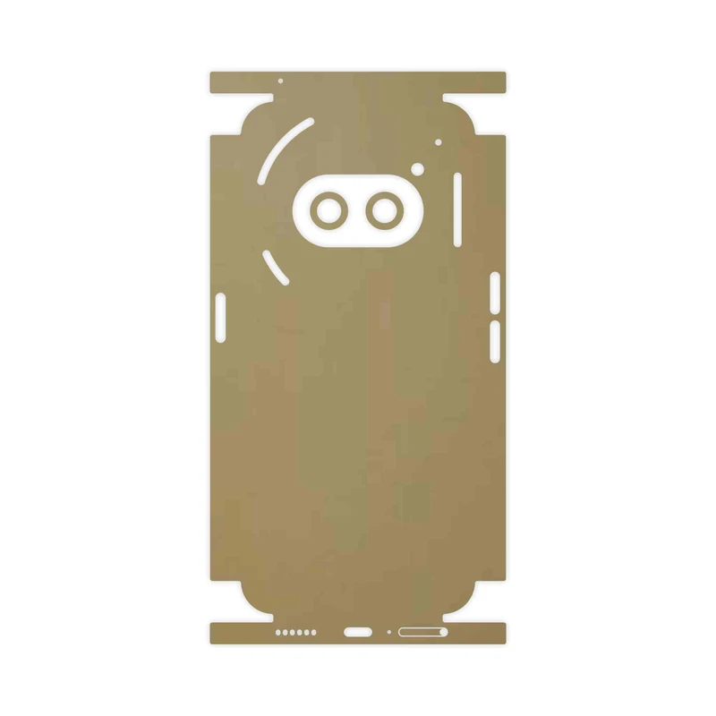 برچسب پوششی ماهوت مدل Matte-Gold-FullSkin مناسب برای گوشی موبایل ناتینگ Phone 2a