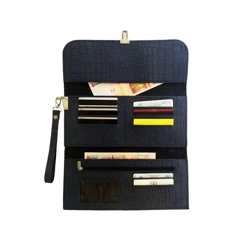 کیف مدارک چرمی مدل HRs