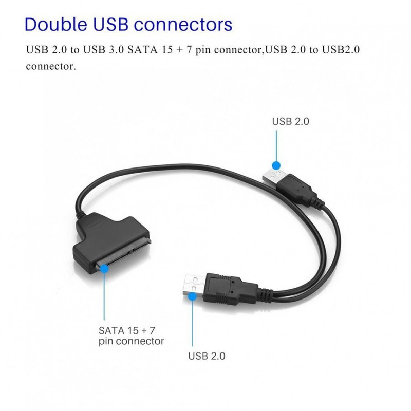مبدل SATA به USB 2.0 مدل 2TB-SATA 1