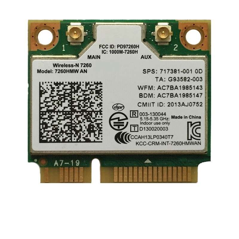 کارت شبکه PCI Express مدل N-7260 کارت شبکه PCI Express مدل N-7260