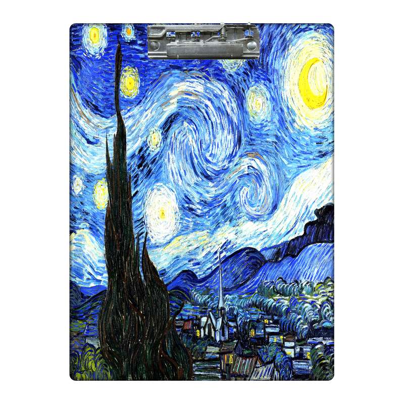 تخته شاسی طرح نقاشی ونگوگ شب پرستاره کد 1554576 سایز A4 تخته شاسی طرح نقاشی ونگوگ شب پرستاره کد 1554576 سایز A4