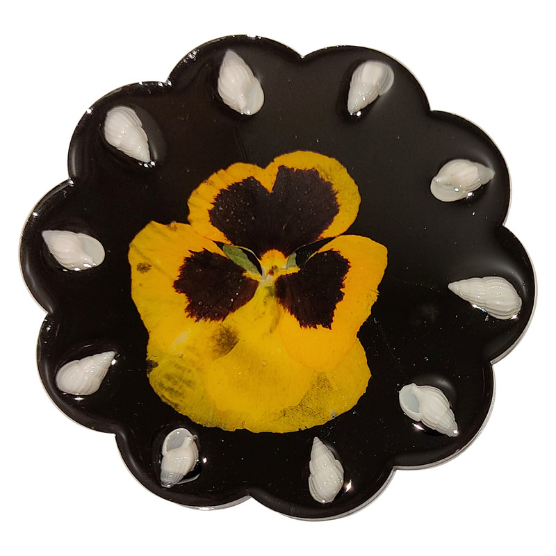 زیر لیوانی رزینی مدل بهار 03