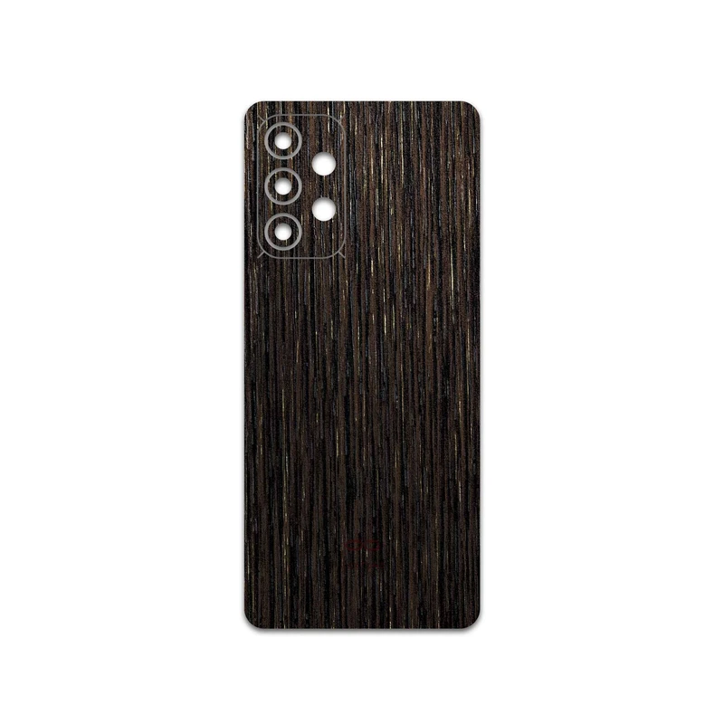 برچسب پوششی ماهوت مدل Dark-Gold-Stripes-Wood مناسب برای گوشی موبایل سامسونگ Galaxy A33 5G