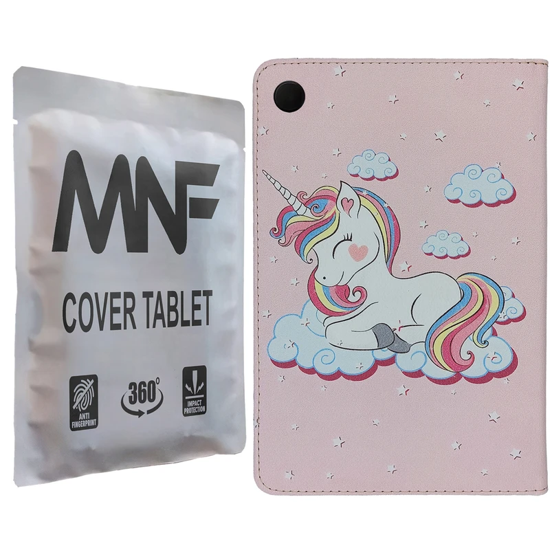 کیف کلاسوری ام ان اف طرح یونی کورن کد M-347 مناسب برای تبلت سامسونگ Galaxy Tab A8 10.5 / X200 / X205