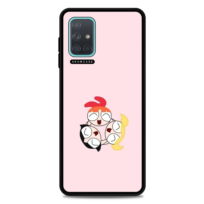 کاور آکام مدل AMCWSGA71-POWERPUFF GIRLS2 مناسب برای گوشی موبایل سامسونگ Galaxy A71