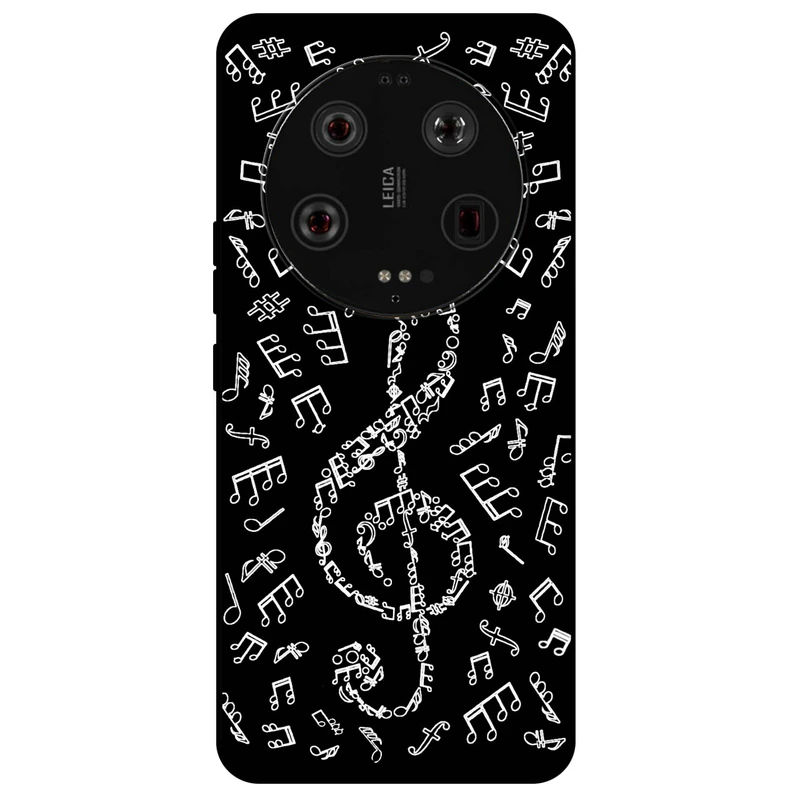 کاور مگافون طرح نوت موسیقی مدل 1370 مناسب برای گوشی موبایل شیائومی 13 Ultra  