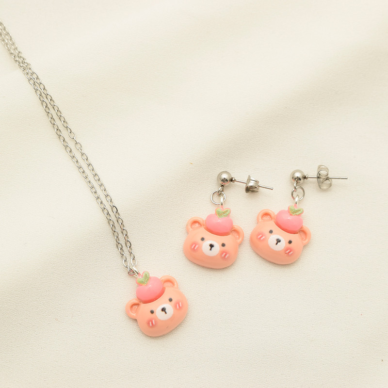 نیم ست دخترانه دلنار گالری مدل تدی