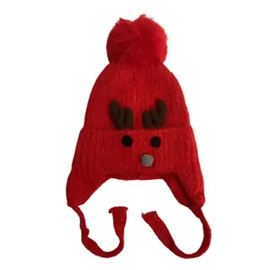 کلاه بافتنی بچگانه مدل گوزن کوچولو کد 1010