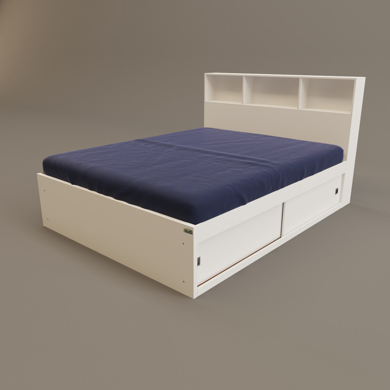 تخت خواب دو نفره اعیان مدل FH298 سایز160x200 سانتی متر