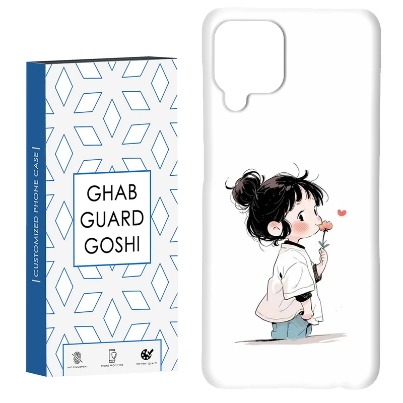 کاور قاب گارد گوشی طرح دخترانه کد Dimo-889 مناسب برای گوشی موبایل سامسونگ Galaxy A22 4G / Galaxy M32 4G
