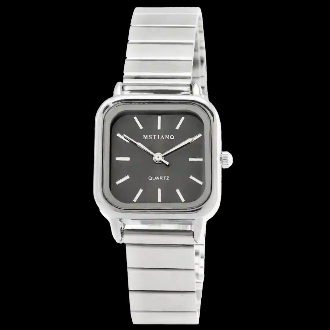 ساعت مچی عقربه ای زنانه مدل بند ریلی 06 - - 1