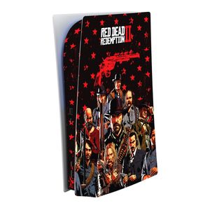 برچسب کنسول بازی PlayStation 5 اس ای گییرز طرح Red Dead Redemption II 02 مدل استاندارد