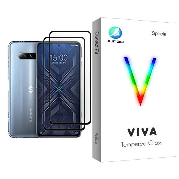 محافظ صفحه نمایش جانبو مدل Viva Glass MIX002 مناسب برای گوشی موبایل شیائومی Black Shark 4 بسته دو عددی