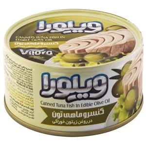 کنسرو ماهی تن در روغن زیتون ویلورا - 180 گرم