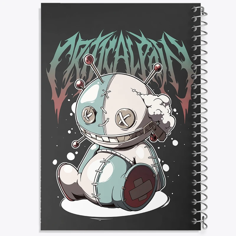 دفتر نت موسیقی 50 برگ خندالو مدل فانتزی کد F1131