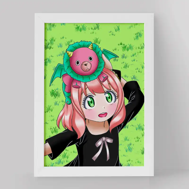 تابلو خندالو مدل آنیا فورجر انیمه اسپای ایکس فمیلی کد 15583