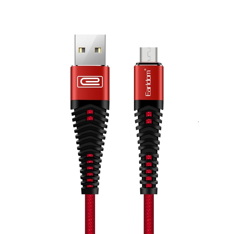 کابل تبدیل USB به MicroUSB ارلدام مدل EC-060 طول1متر