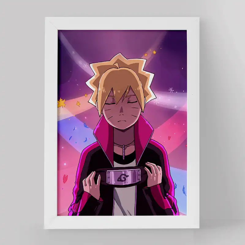 تابلو خندالو مدل بوروتو اوزوماکی انیمه بوروتو کد 15713