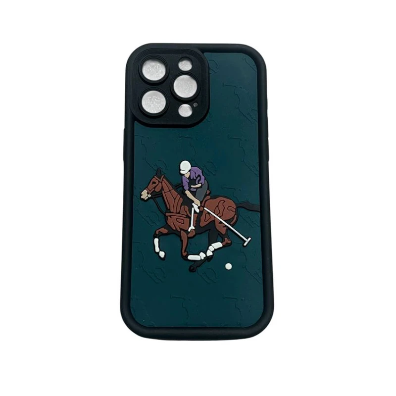 کاور مدل سیلیکونی طرح چوگان کد Polo60 مناسب برای گوشی موبایل اپل  Iphone 15 pro