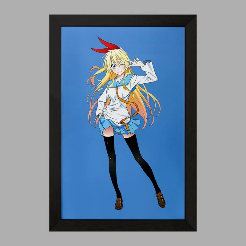 تابلو خندالو مدل انیمه عشق دروغین  کد 17131