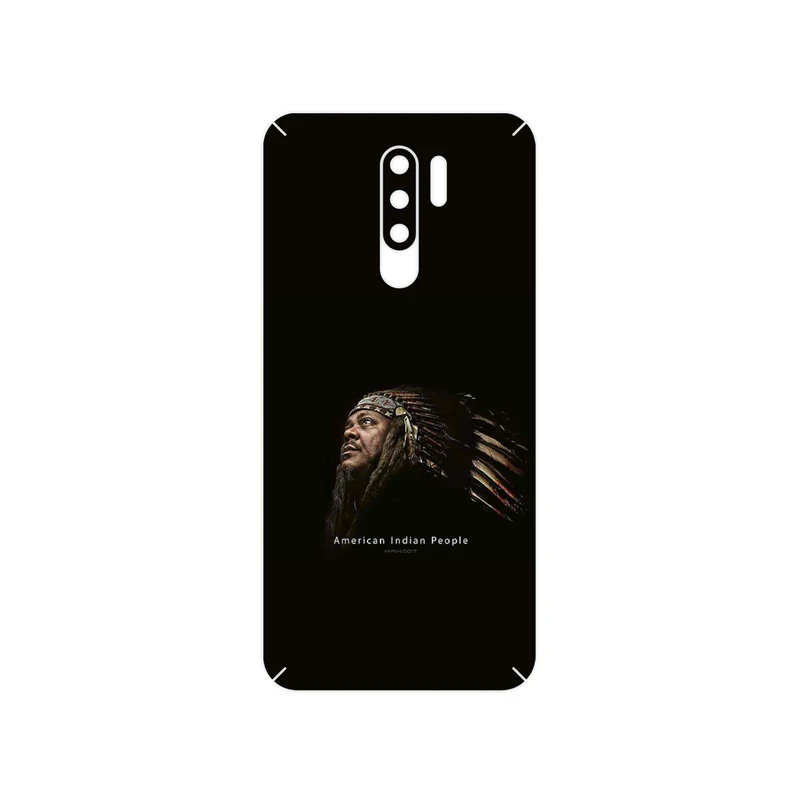 برچسب پوششی ماهوت مدل Portrait of an Indian Man مناسب برای گوشی موبایل شیائومی Redmi 9