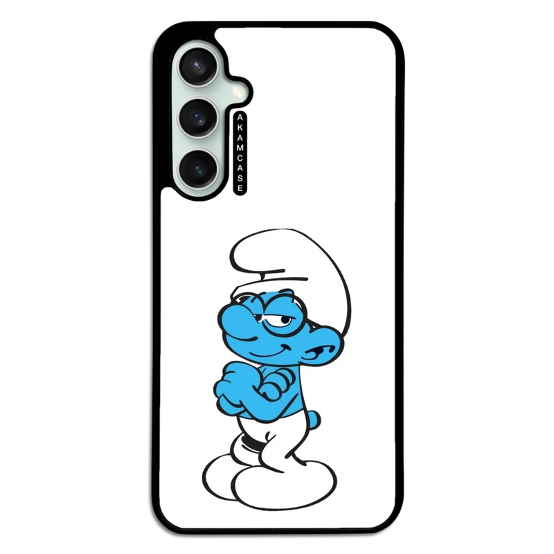کاور آکام مدل AMC-WSGS23FE-SMURFS-26 مناسب برای گوشی موبایل سامسونگ Galaxy S23 FE