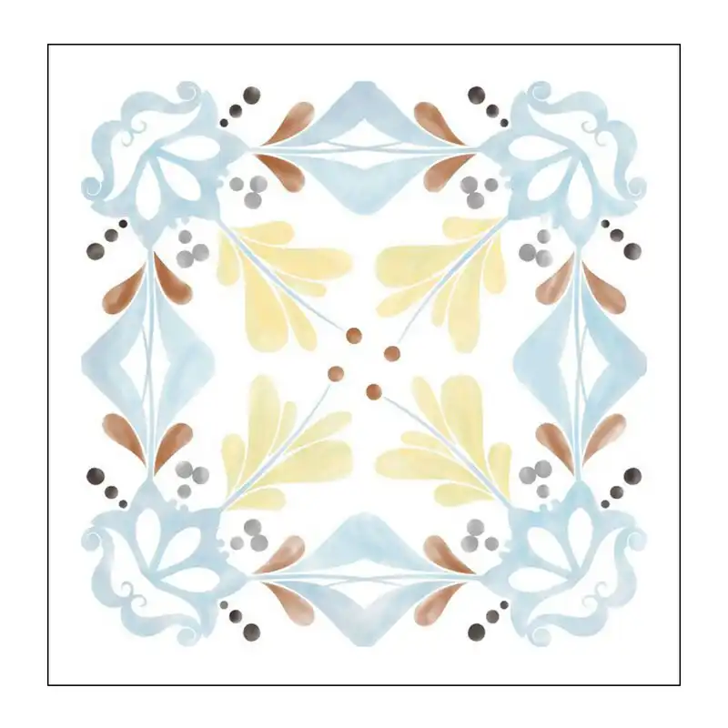 کاشی گلاک طرح سنتی ایرانی کد TT60