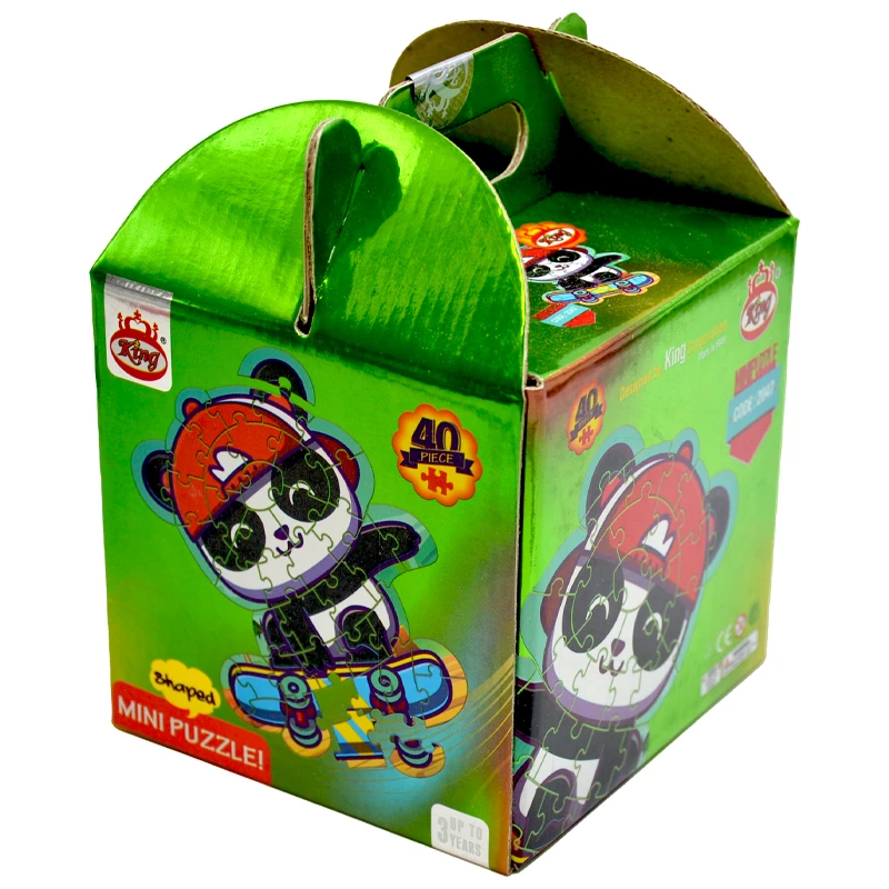 پازل 40 تکه کینگ مدل فانتزی طرح پاندا