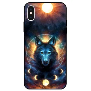 Megafone Wolf and Moon 8006 Cover For Apple iPhone X / XS
