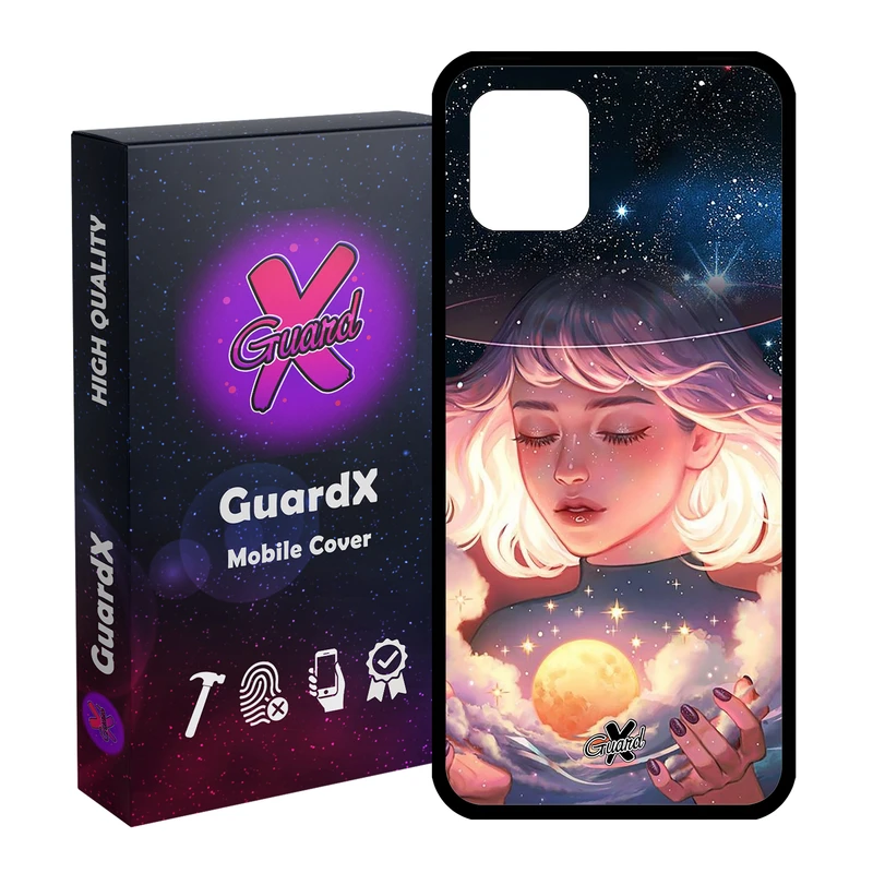 کاور گارد ایکس طرح Girl مدل Glass10059 مناسب برای گوشی موبایل سامسونگ Galaxy Note 10 Lite