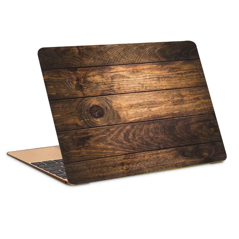 استیکر لپ تاپ طرح top view wooden کد c-943 مناسب برای لپ تاپ 15.6 اینچ